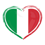 I Love Italian Food  Logo